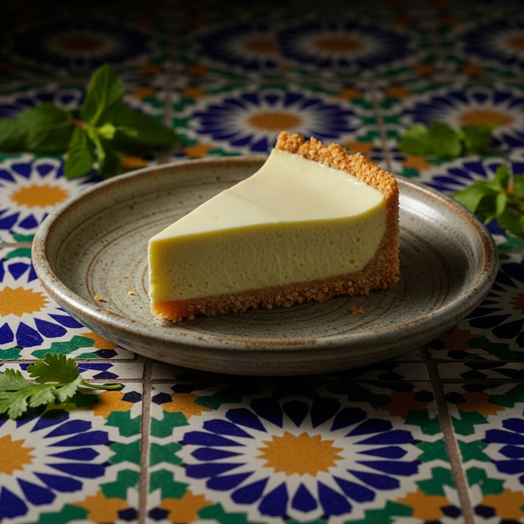 Caribbean Frozen Key Lime Pie on a Coconut Crust