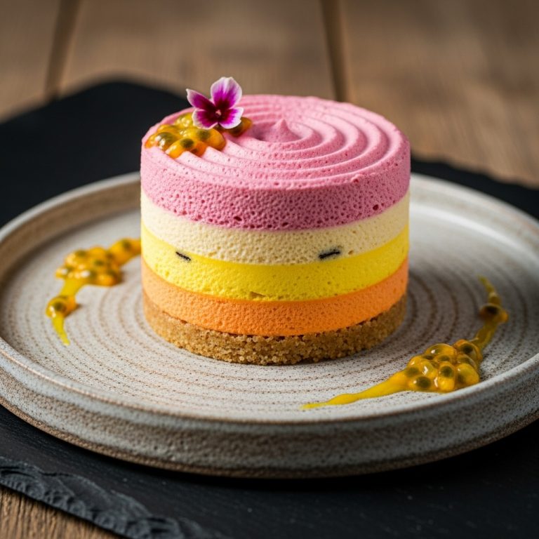 Caribbean Sunrise Mousse Cake – A Paleo Delight