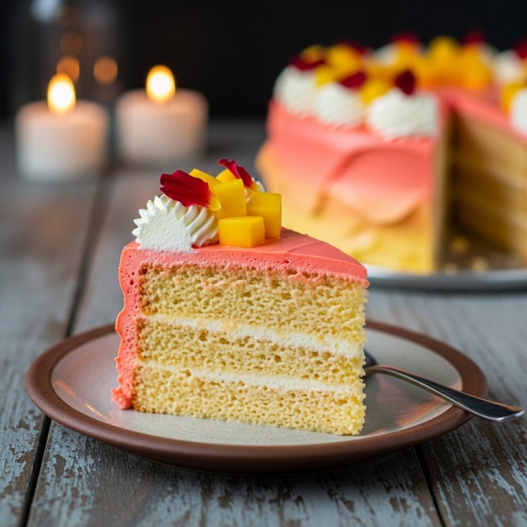 Caribbean Sunset Tres Leches Cake