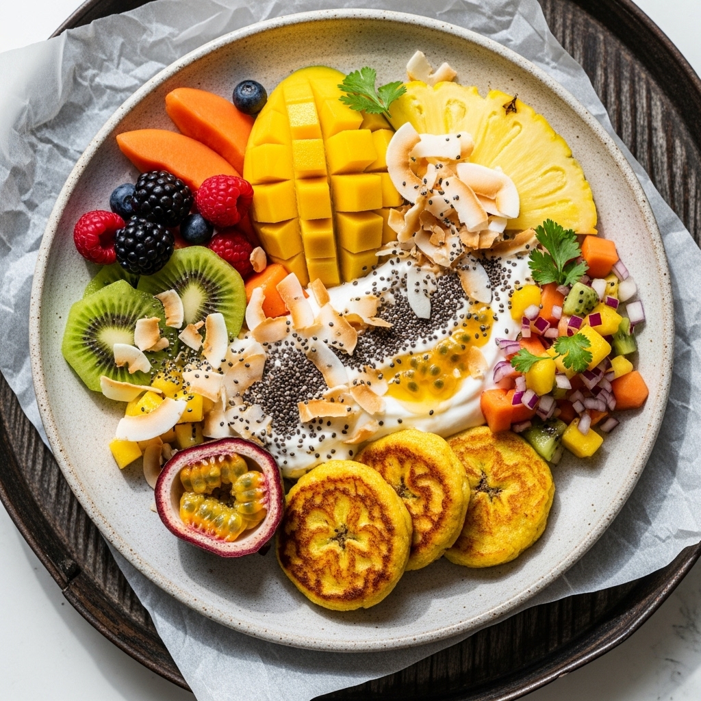 Caribbean Vegan Tropical Delight: A Mouthwatering Breakfast Adventure