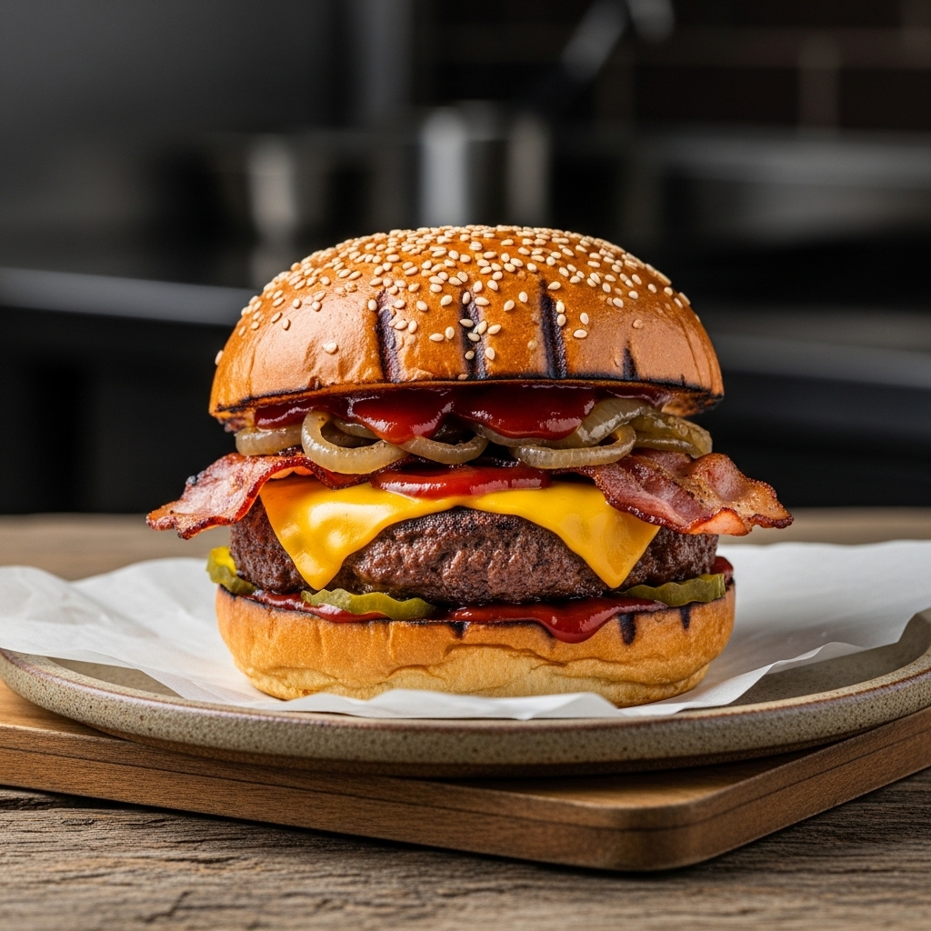 “Carnival BBQ Fireworks: Copycat Kranky’s Carnival Burger”