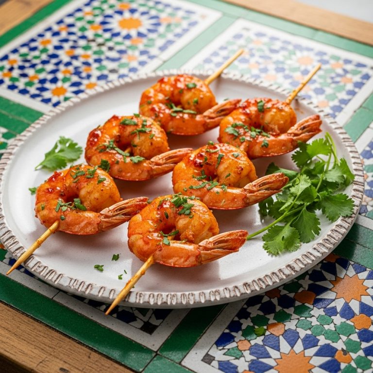 Carnival Firecracker Shrimp Skewers