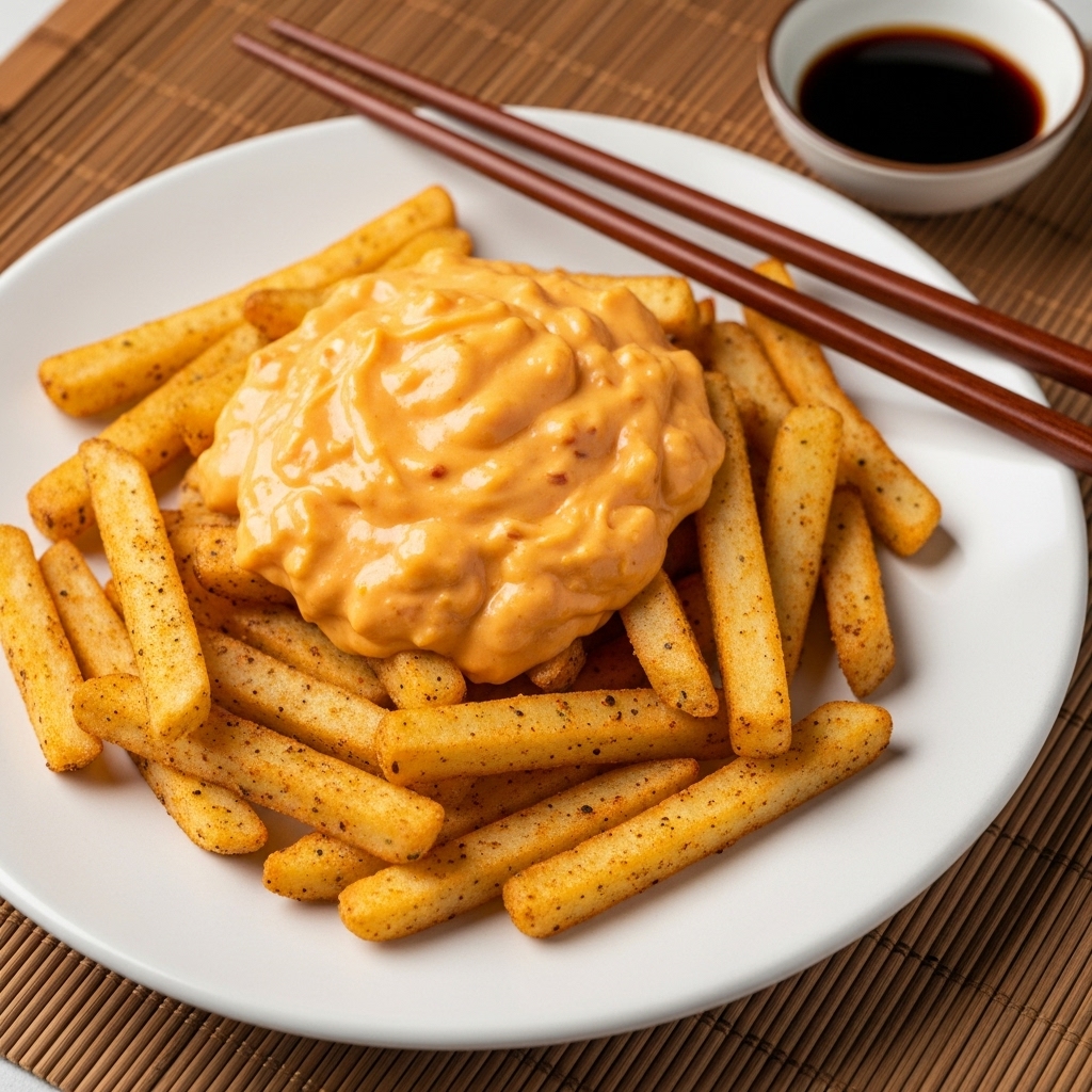 Carnival Street Fries with Spicy Queso Dip