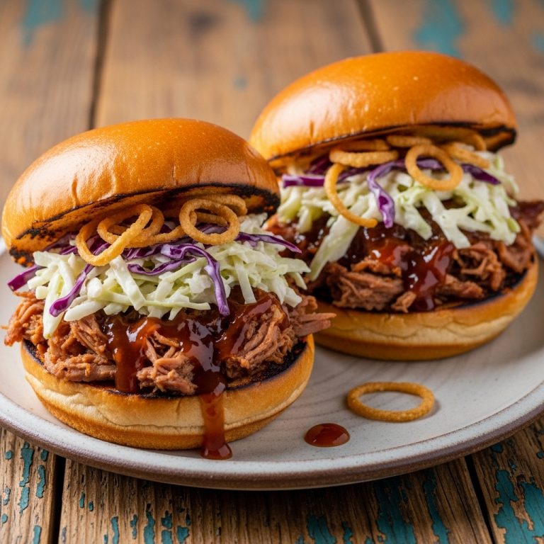 Carolina-Style BBQ Smokehouse Pulled Pork Sandwiches