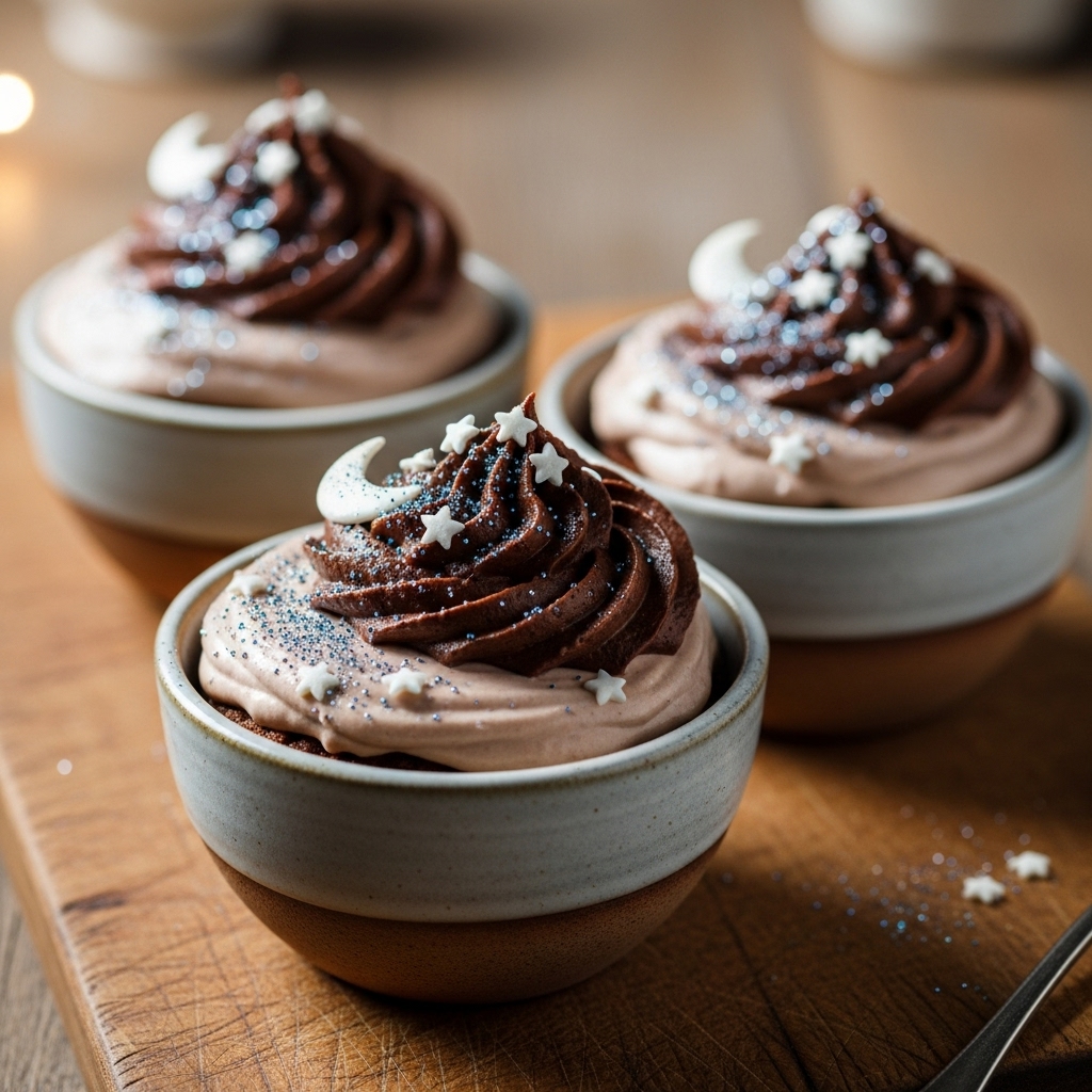 Celestial Chocolate Mousse Cups