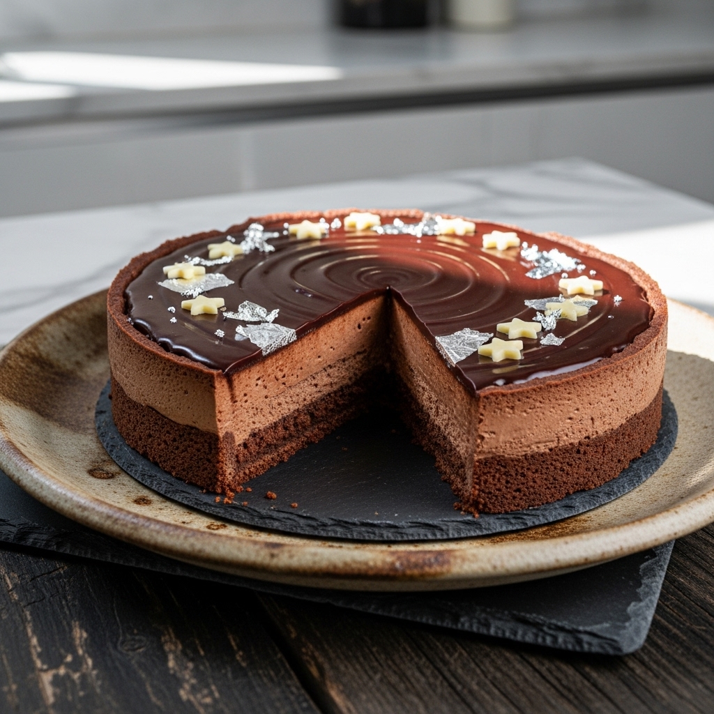 Celestial Chocolate Mousse Tart