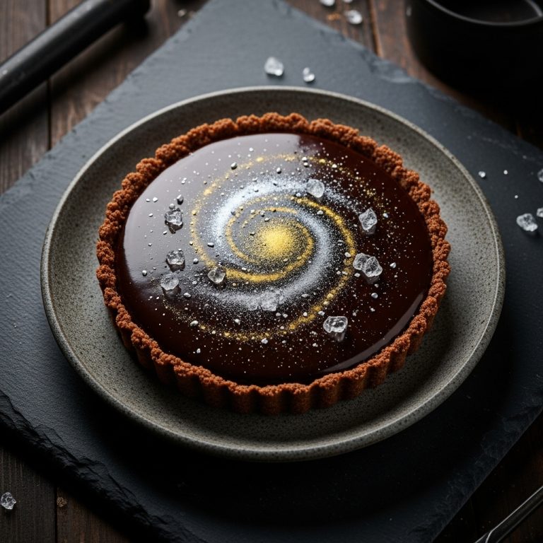 Celestial Chocolate Truffle Tart