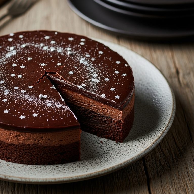 Celestial Chocolate Truffle Torte