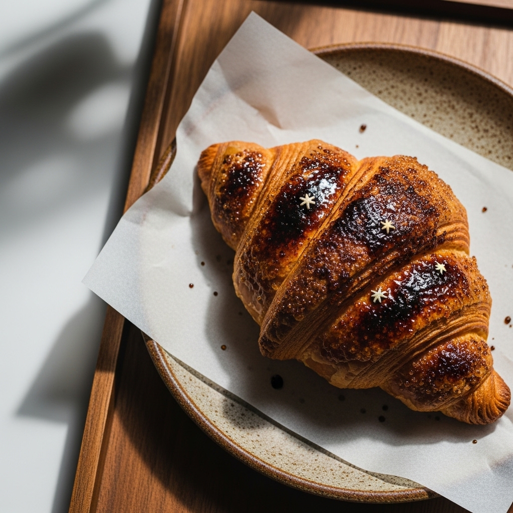 Celestial Keto Croissant Brulee