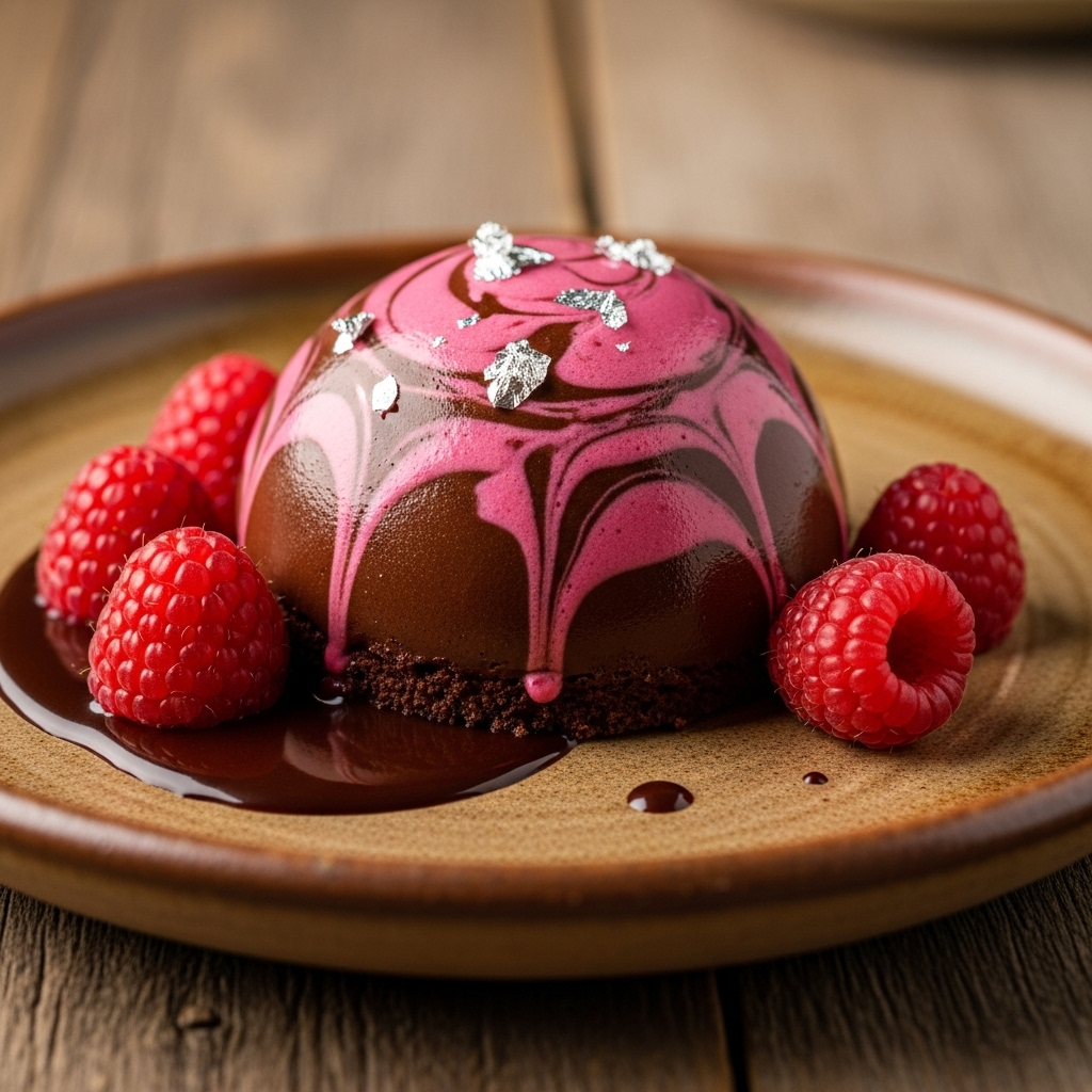 Celestial Raspberry Chocolate Mousse