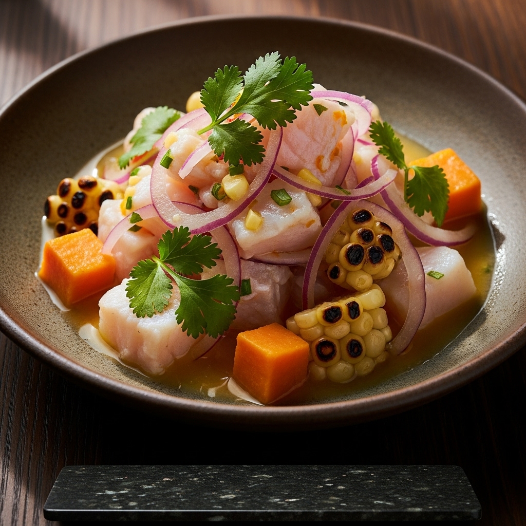 Ceviche de Pescado Peruviano Paleo-Style: A Fresh & Delectable Seafood Sensation!