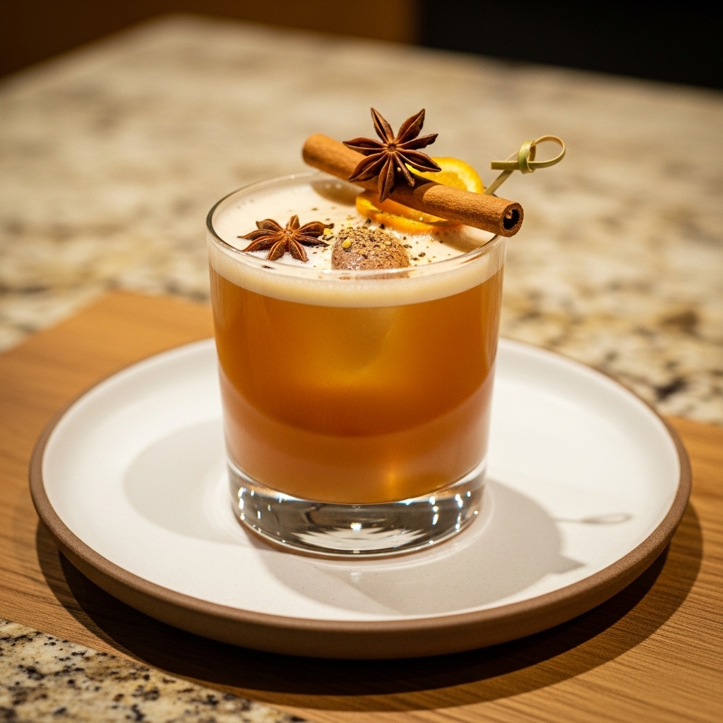 Chai-spiced Winter Solstice Mocktail