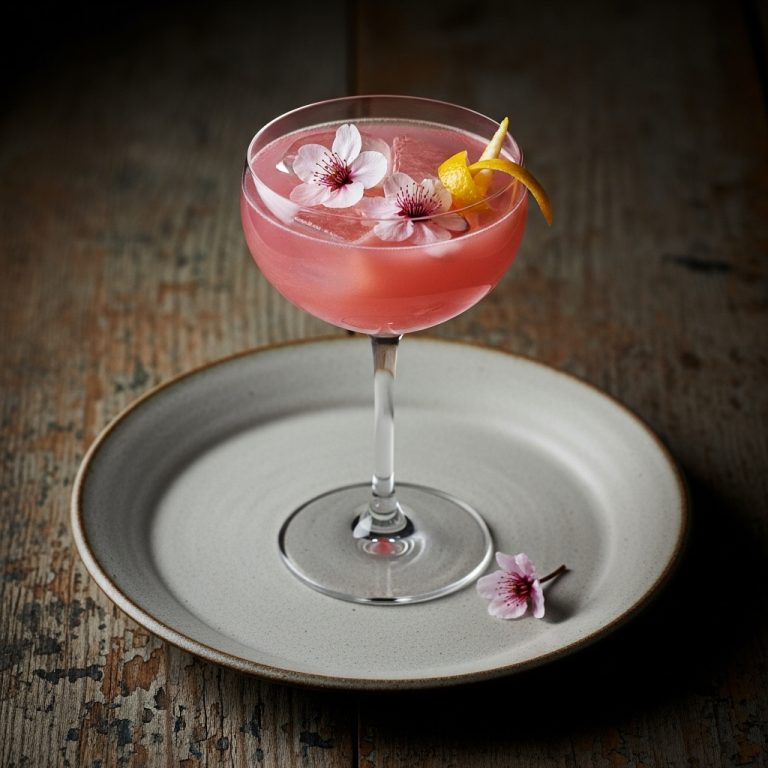 Cherry Blossom Mocktail, A Flowering Promise of Spring
