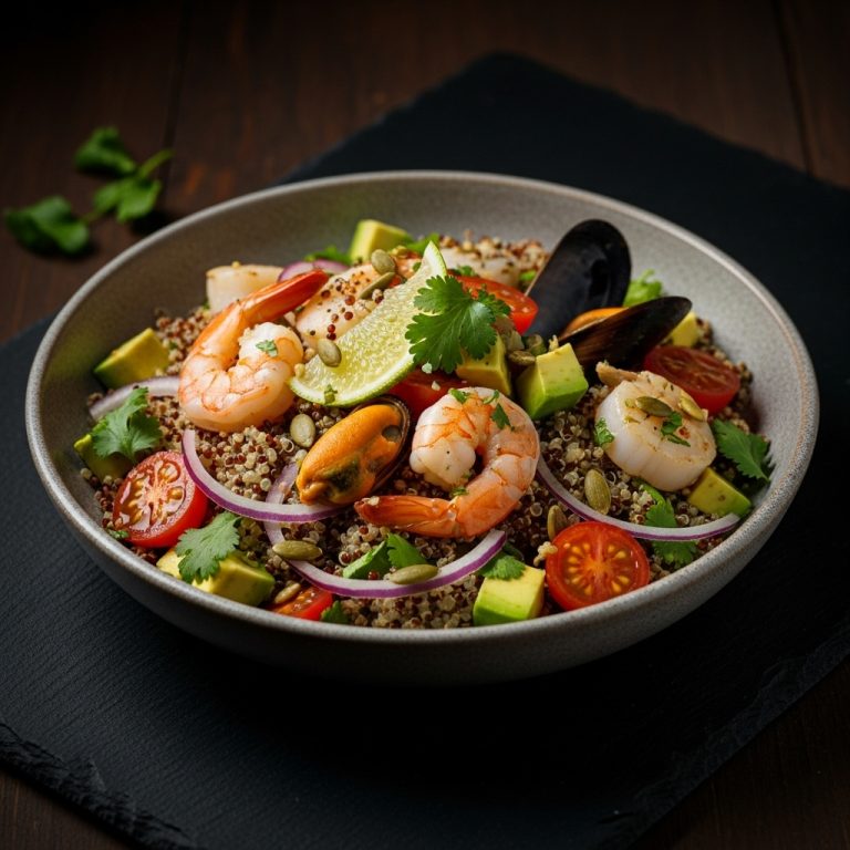 Chilean Seafood & Quinoa Bowl: A Gluten-Free Mouthwatering Sensation