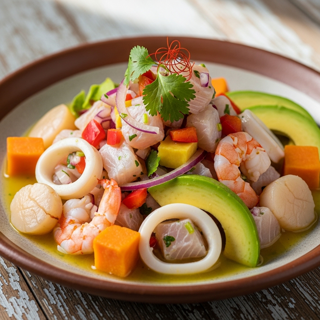 Chilean Seafood Ceviche Paleo Lunch – A Fresh and Flavorful Ocean Feast!