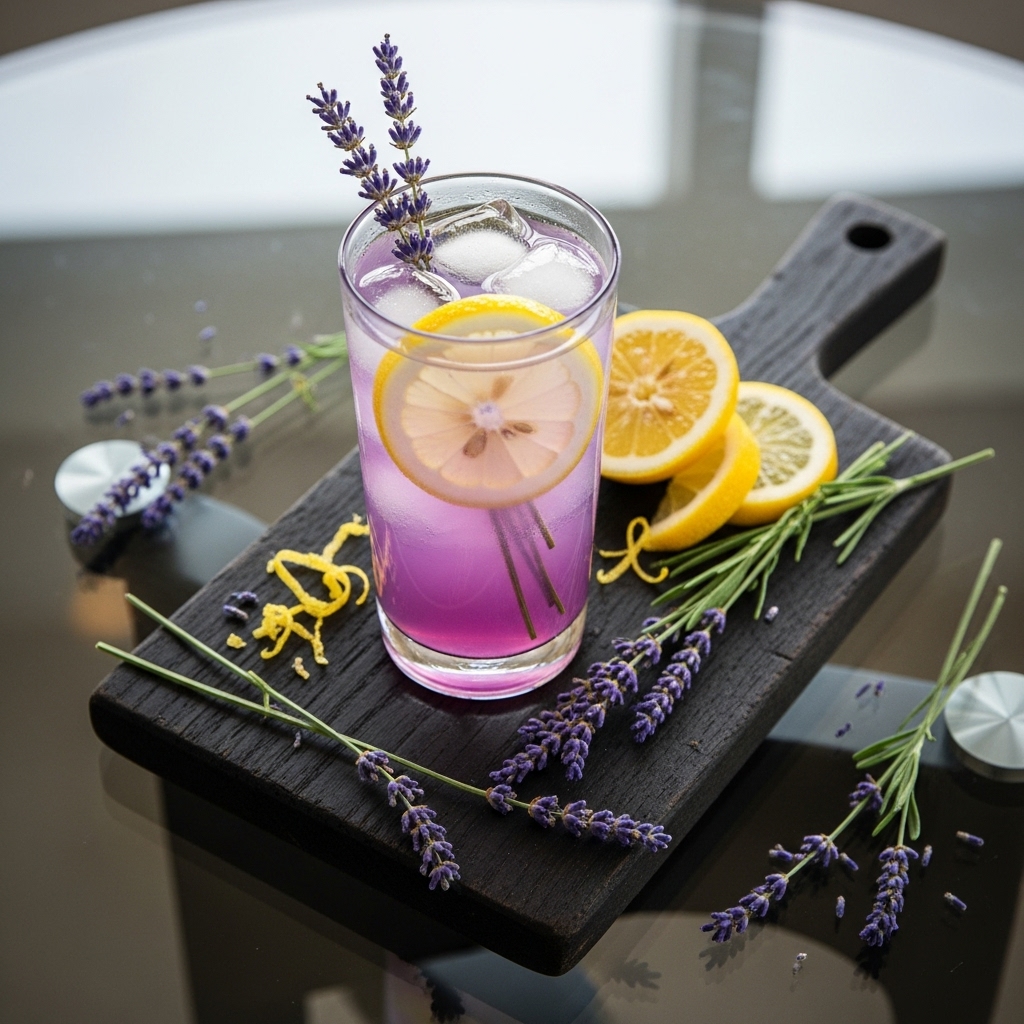 Chilled Lavender Lemonade