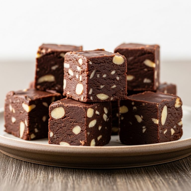 Chocolate-Almond Fudge Bites