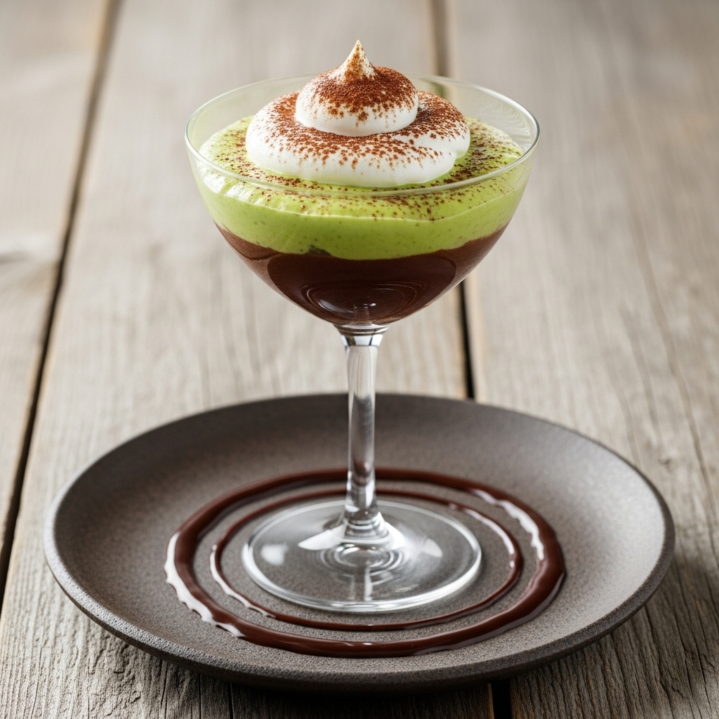 Chocolate-Avocado Mousse Cocktail