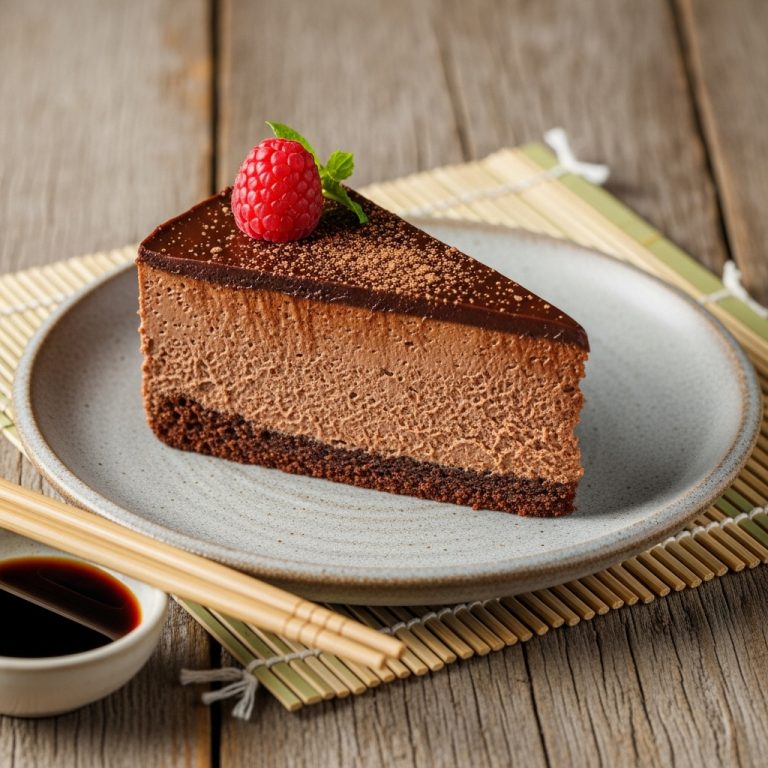 Chocolate Avocado Paleo Mousse Cake