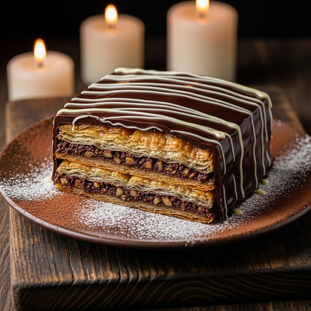 Chocolate Baklava Torte