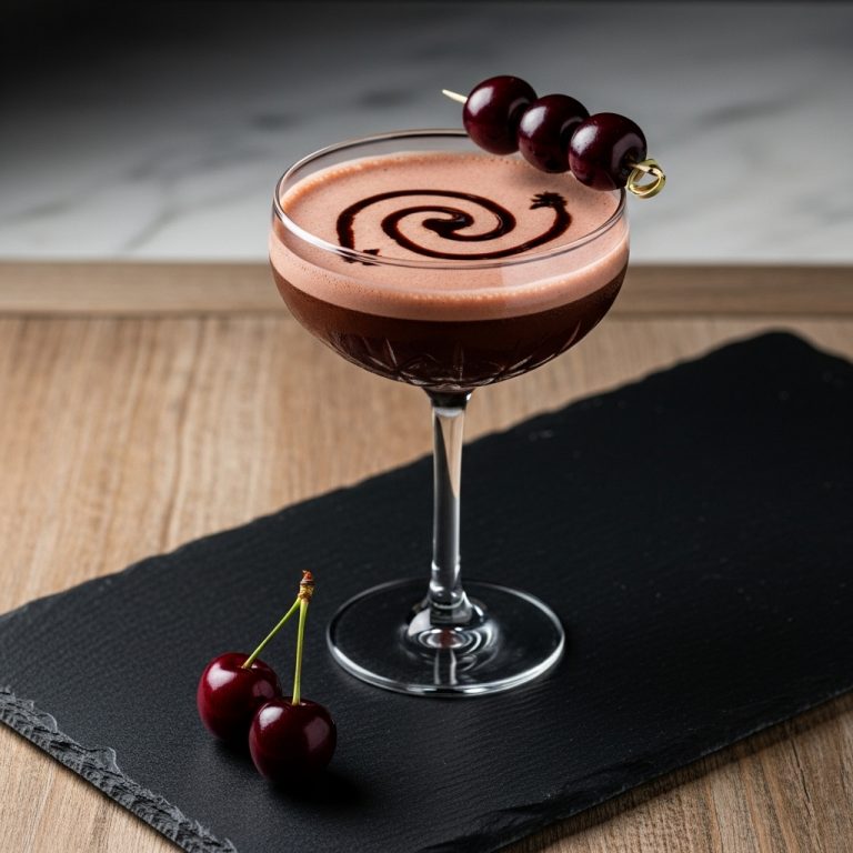Chocolate Cherry Riviera Mocktail