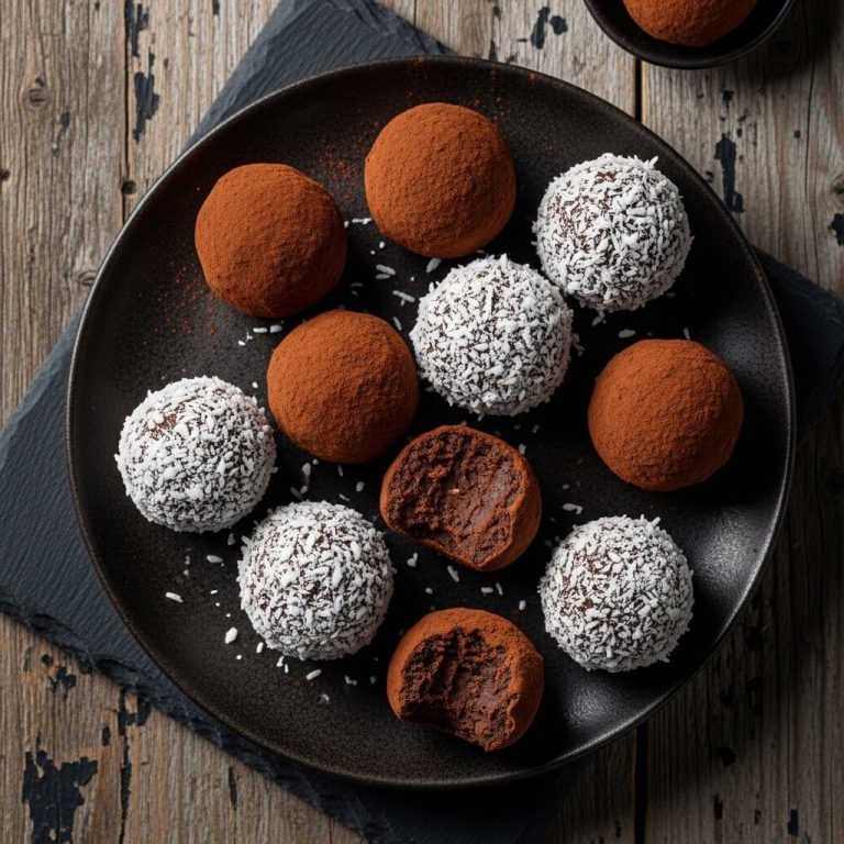 Chocolate Coconut Truffle Bites
