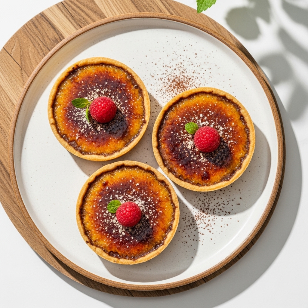 Chocolate Decadence Creme Brulee Tartlets