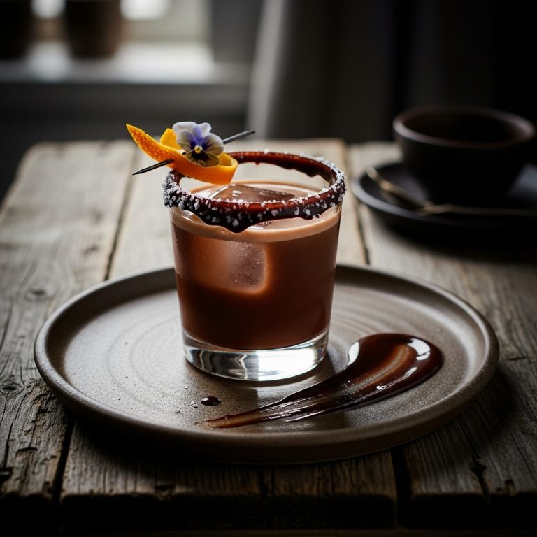 Chocolate-Mezcal Mocktail: A Sinful Seduction of Flavors