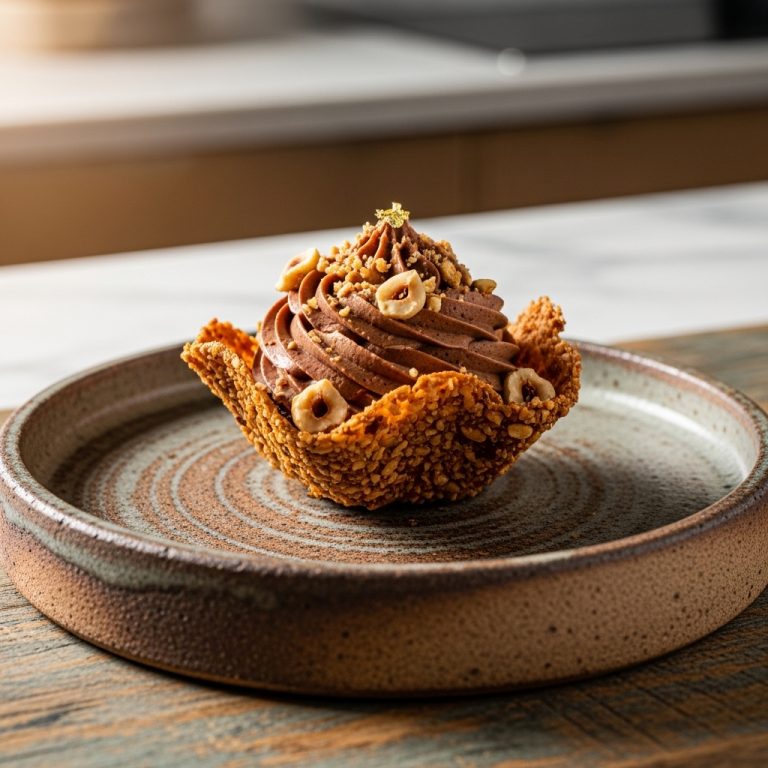 Chocolate Mousse in Hazelnut Shell
