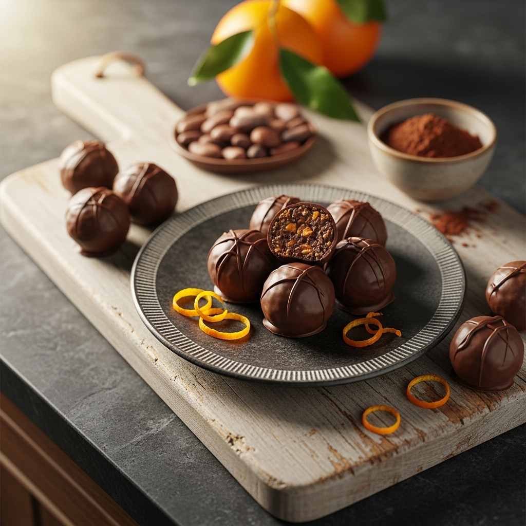 Chocolate Orange Bliss Balls