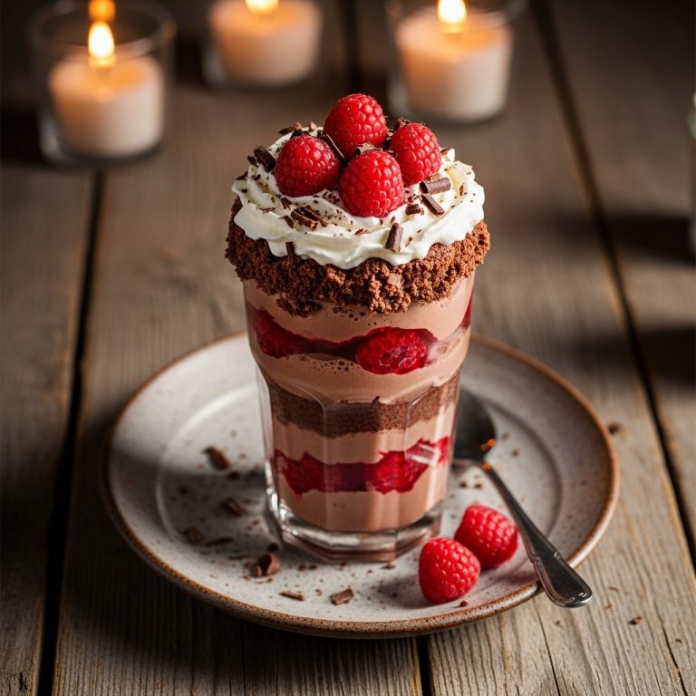 Chocolate Raspberry Layer Cake Milkshake