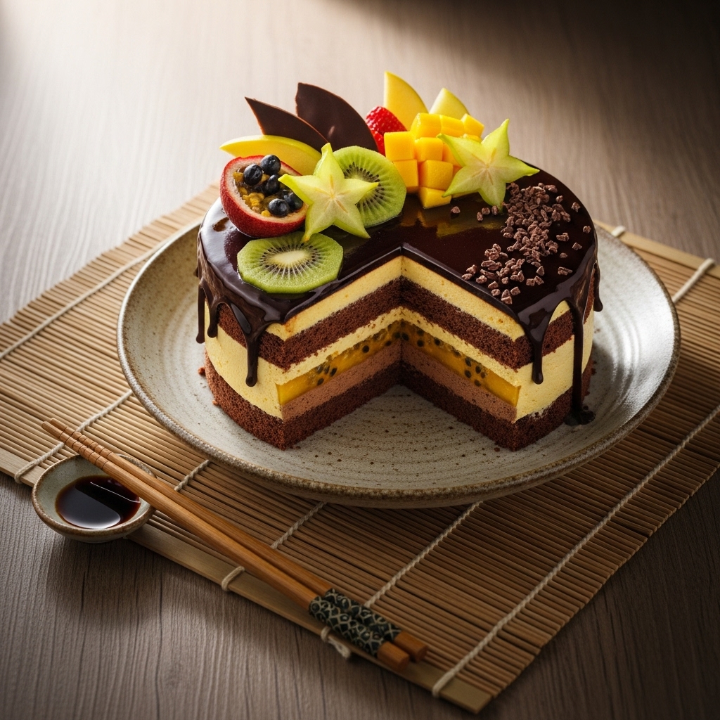 Chocovivo’s Tropical Dream Cake