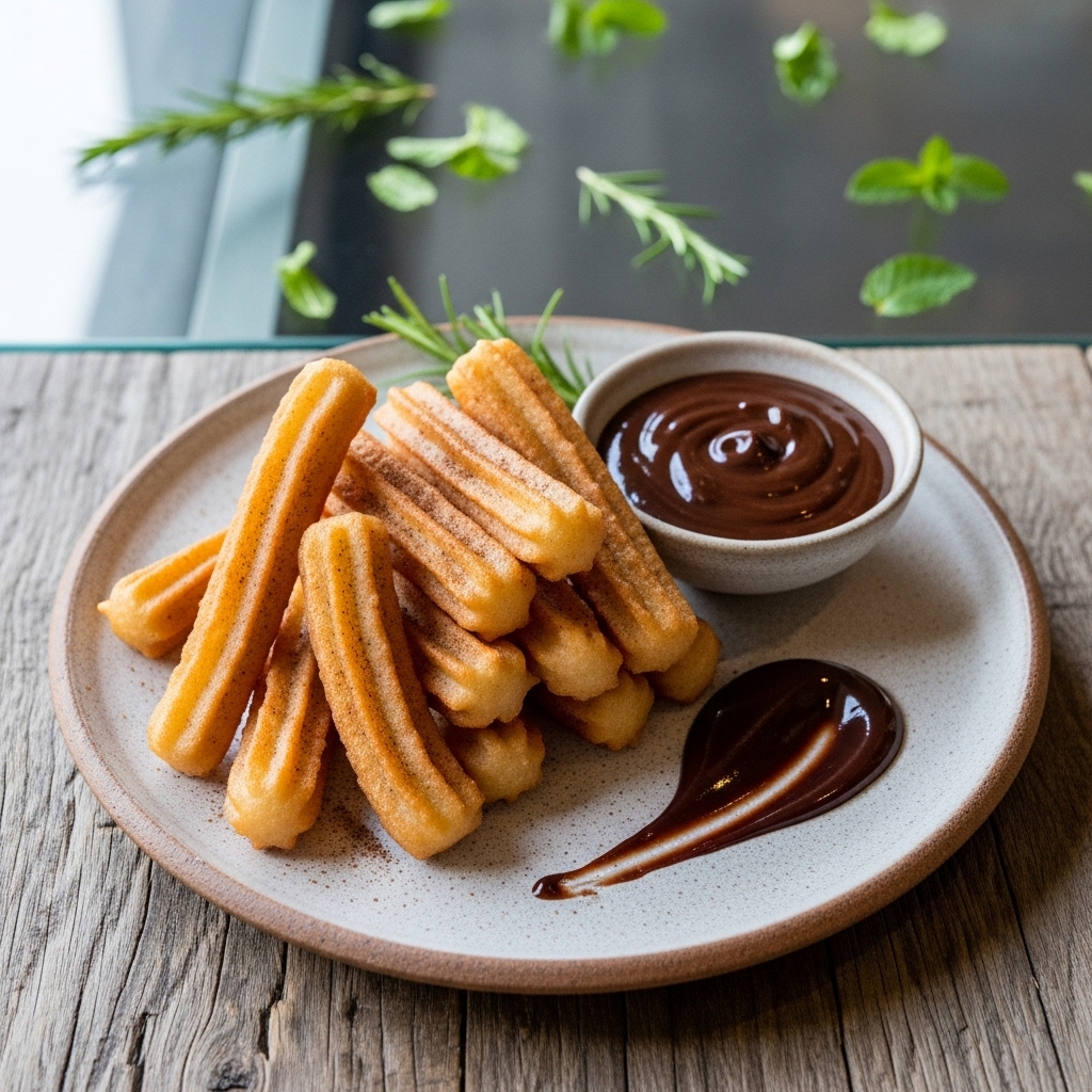 Churros con Chocolate Paleo: A Celestial Spanish Brunch Indulgence