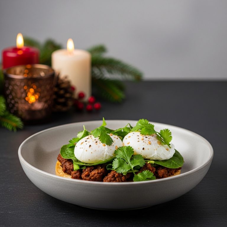 Cinematic Vietnamese Brunch: Banh Mi Breakfast Bowl with Fresh Herbs and Poached Eggs (Gluten-Free Option)