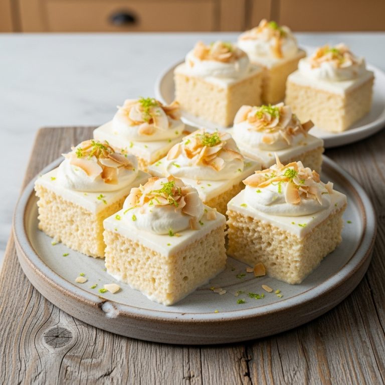 Coconut-Cream Tres Leches Squares