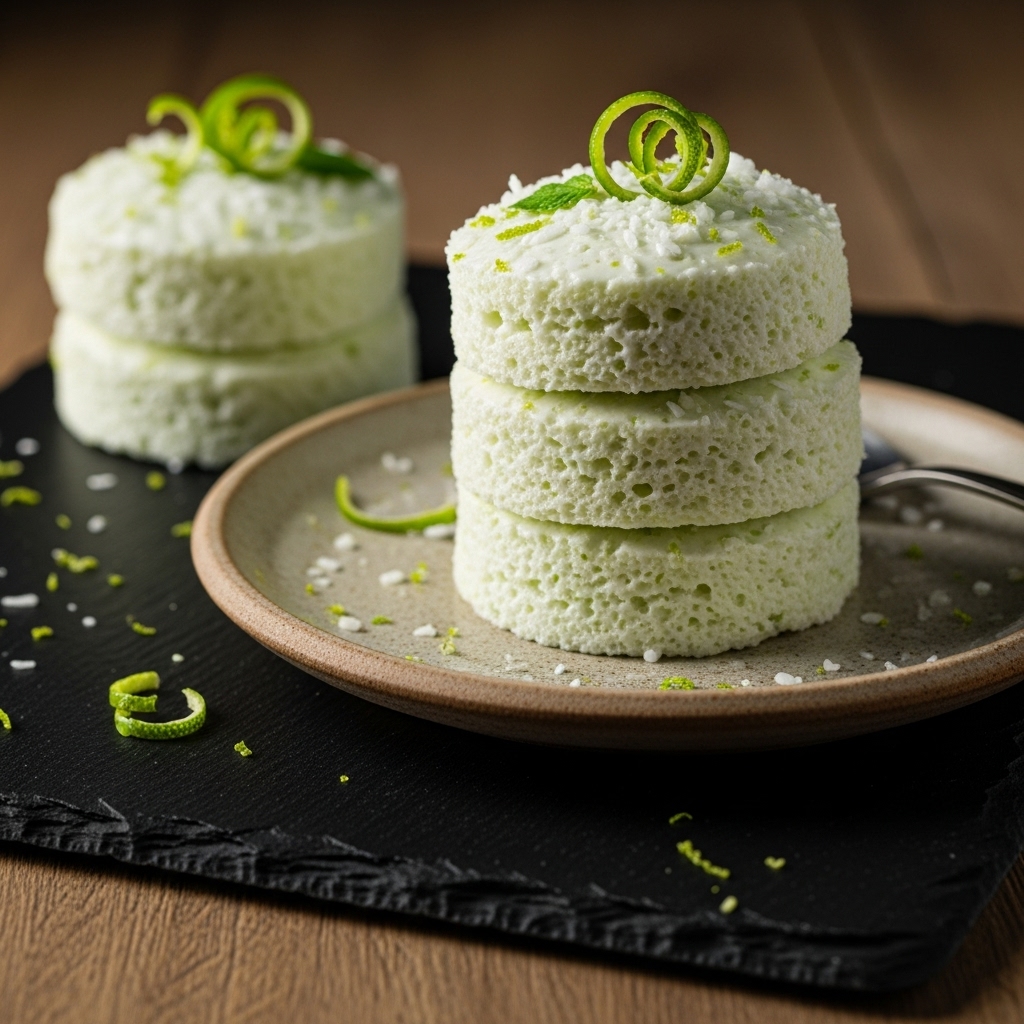 Coconut Lime Mousse Stack
