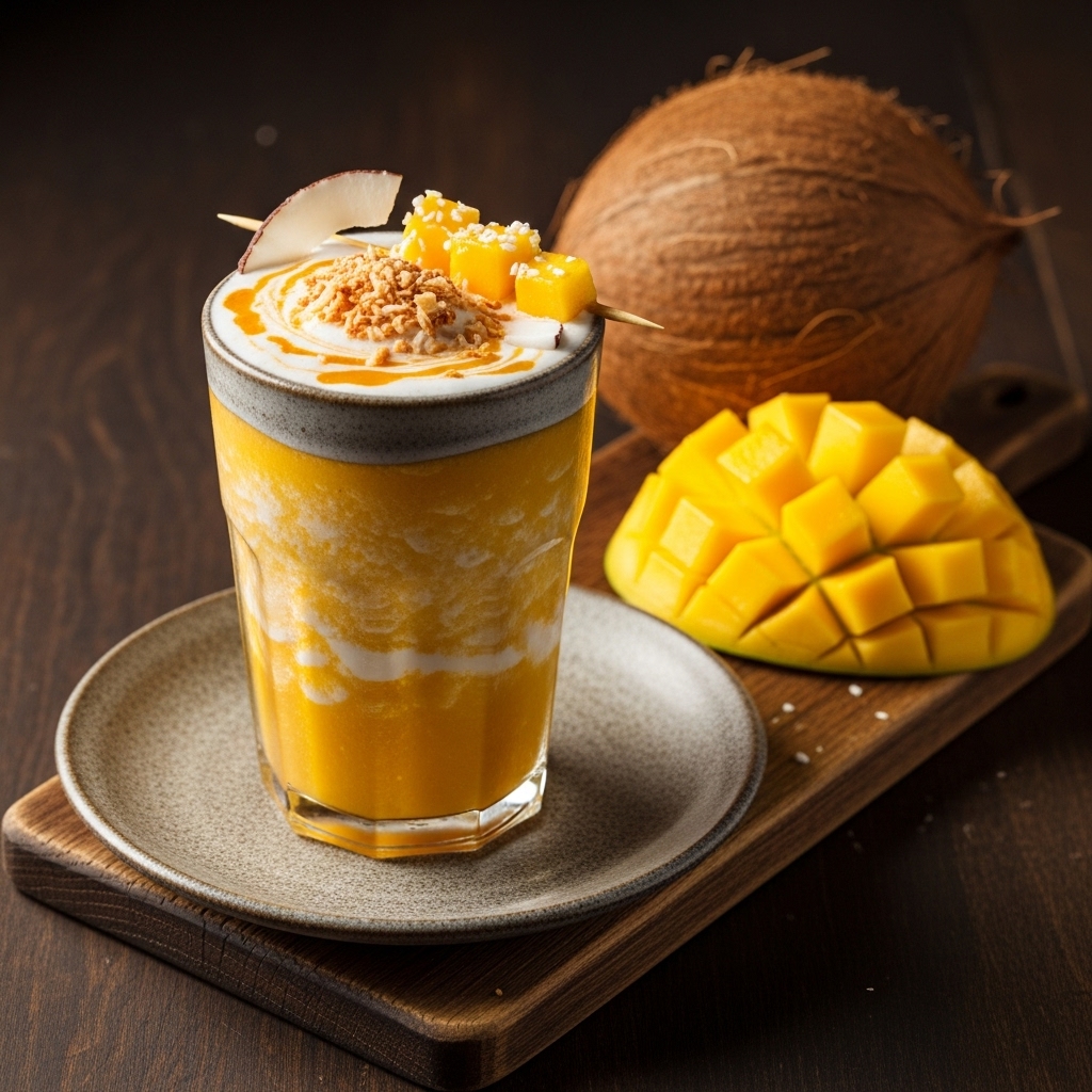 Coconut Mango Frappe – A Thai Keto Delight