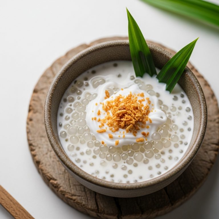 Coconut Tapioca Pudding Delight: A Heavenly Malaysian Dessert Experience