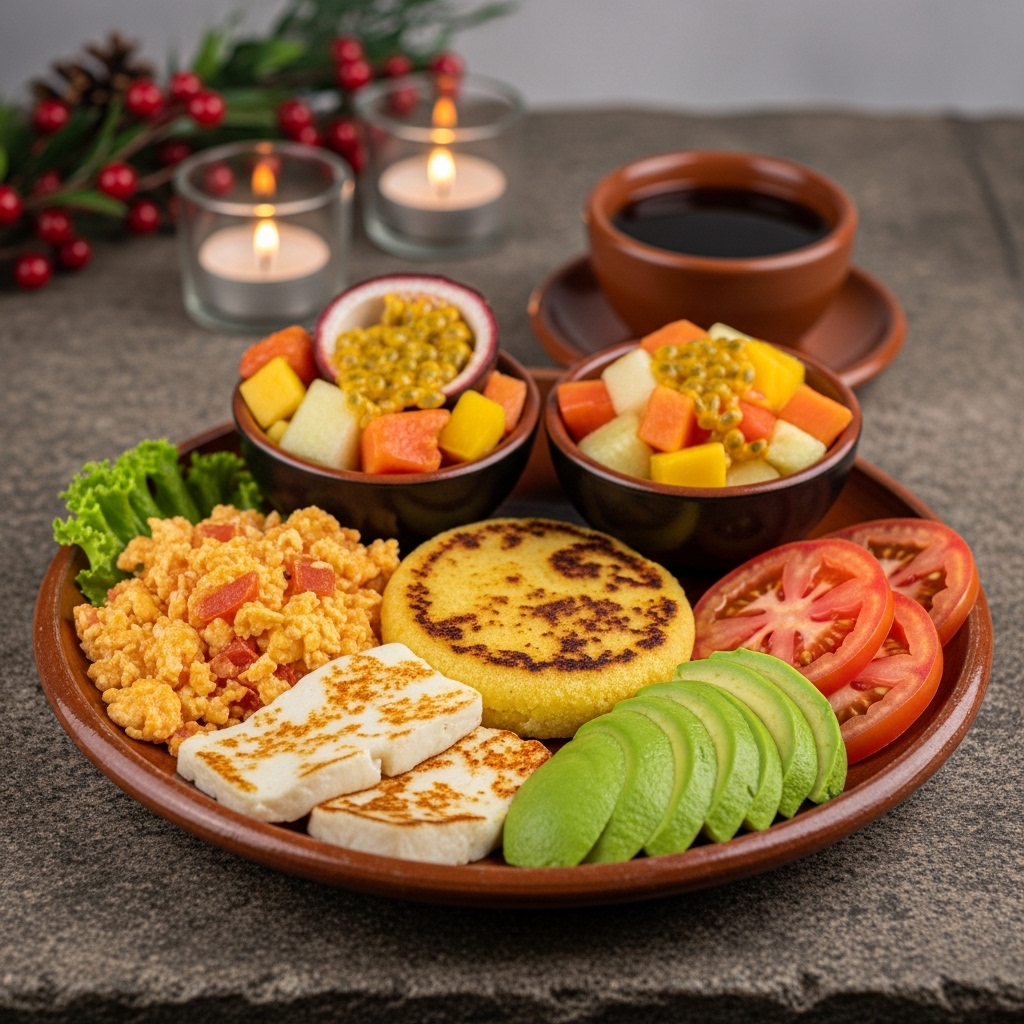 Colombian Breakfast Platter: A Mouthwatering Start to Your Day