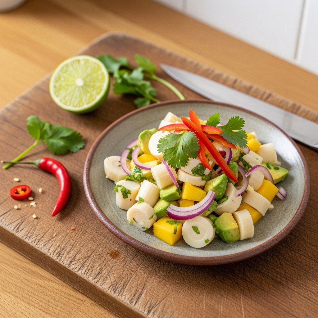 Colombian Vegan Ceviche Delight – A Mouthwatering Aquatic Symphony