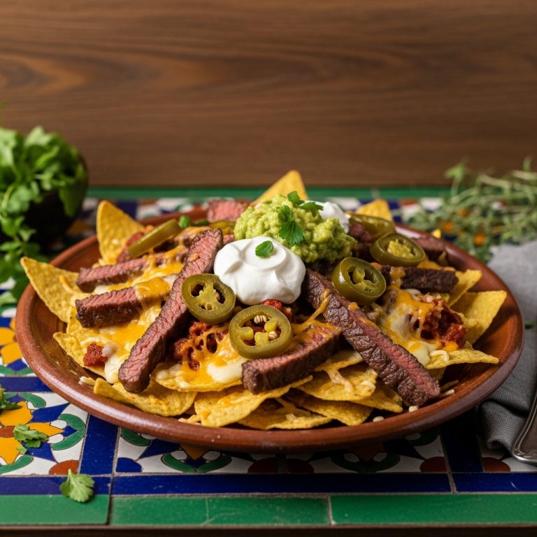 “CookJunkie’s Famous Grilled Steak Nachos”