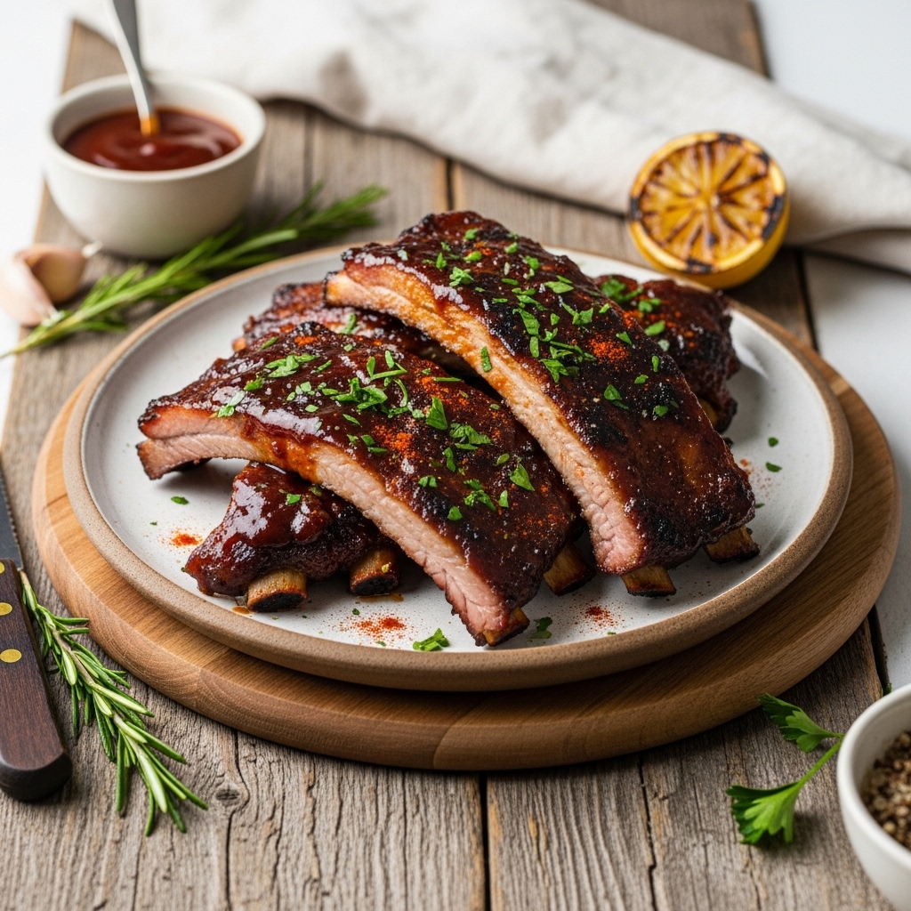 Copycat Celebrity Smoky BBQ Carnival Ribs
