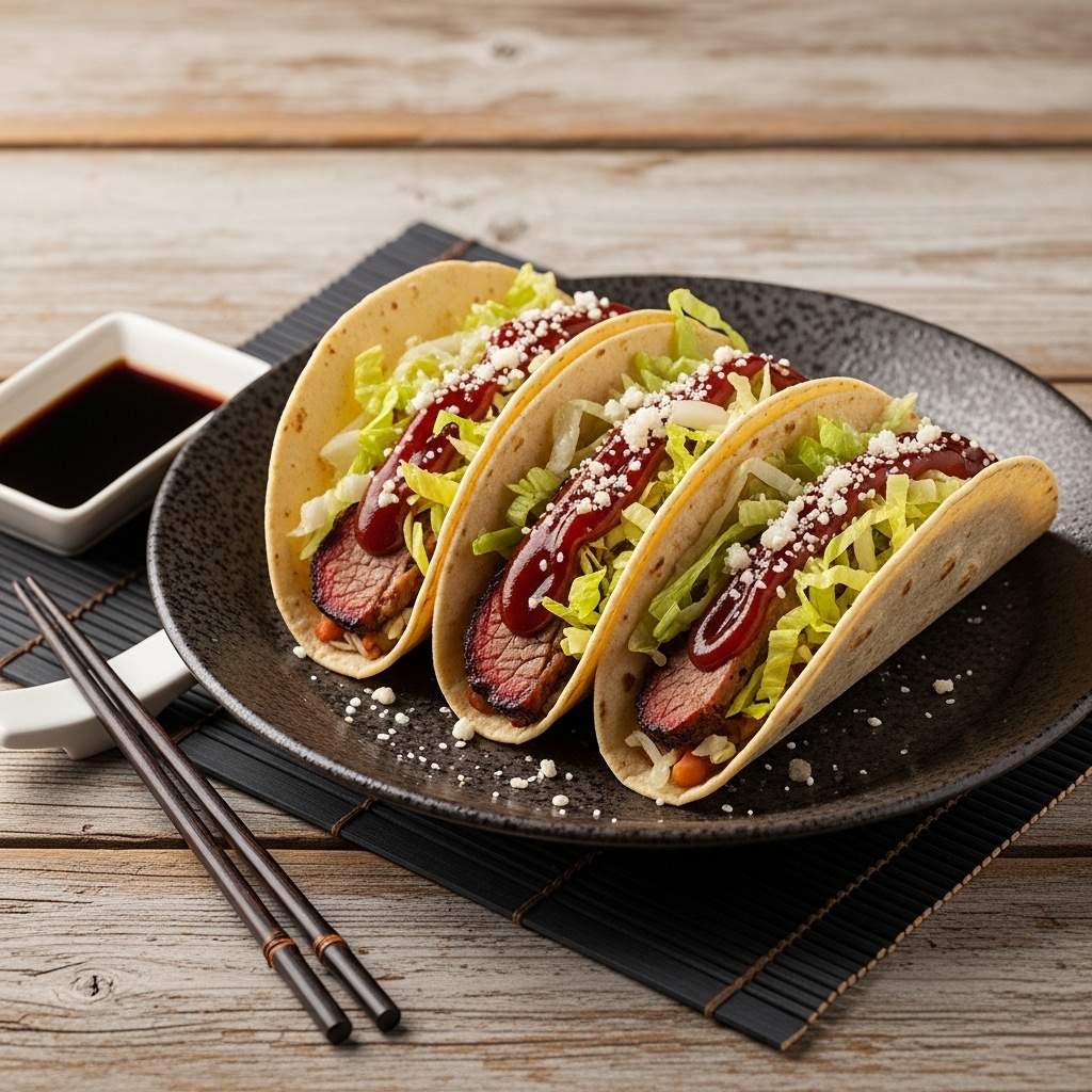 Copycat Chipotle BBQ Smoked Brisket Tacos
