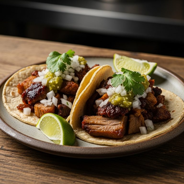Copycat Famous Street Food Taco Truck’s Sizzling Carnitas Tacos