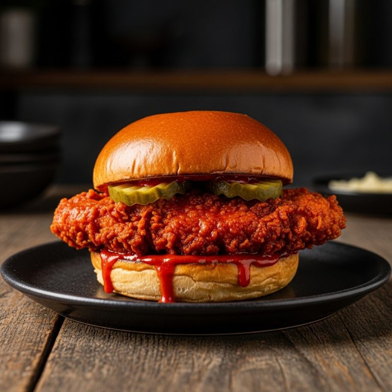 Copycat KFC Nashville Hot Chicken Sandwich