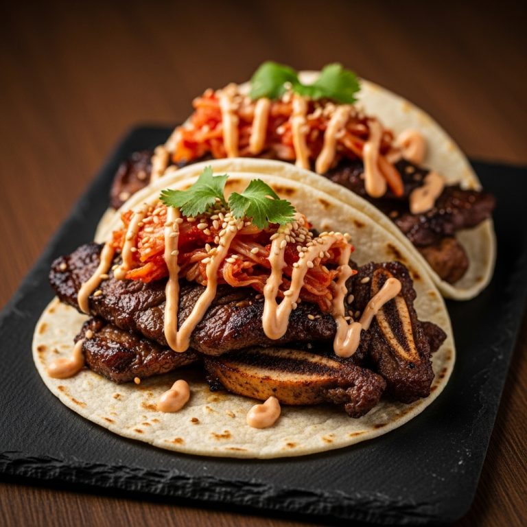 Copycat Korean BBQ Galbi Tacos