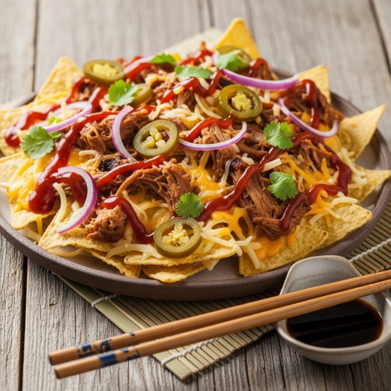 Copycat Memphis BBQ Pulled Pork Nachos