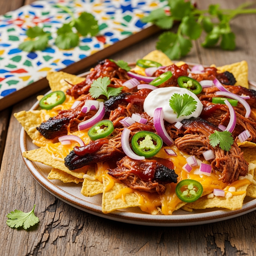 Copycat Memphis-Style BBQ Pulled Pork Nachos