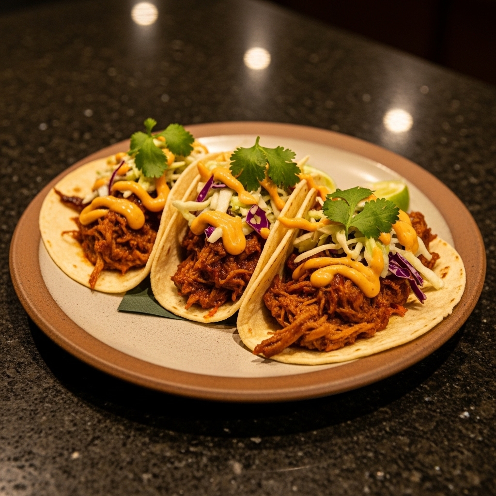 Copycat Restaurant BBQ Pulled Pork Street Tacos