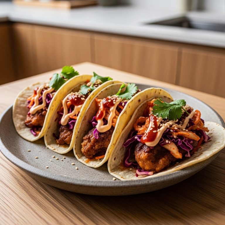 Copycat Restaurant Lunch – Crispy Korean BBQ Tacos